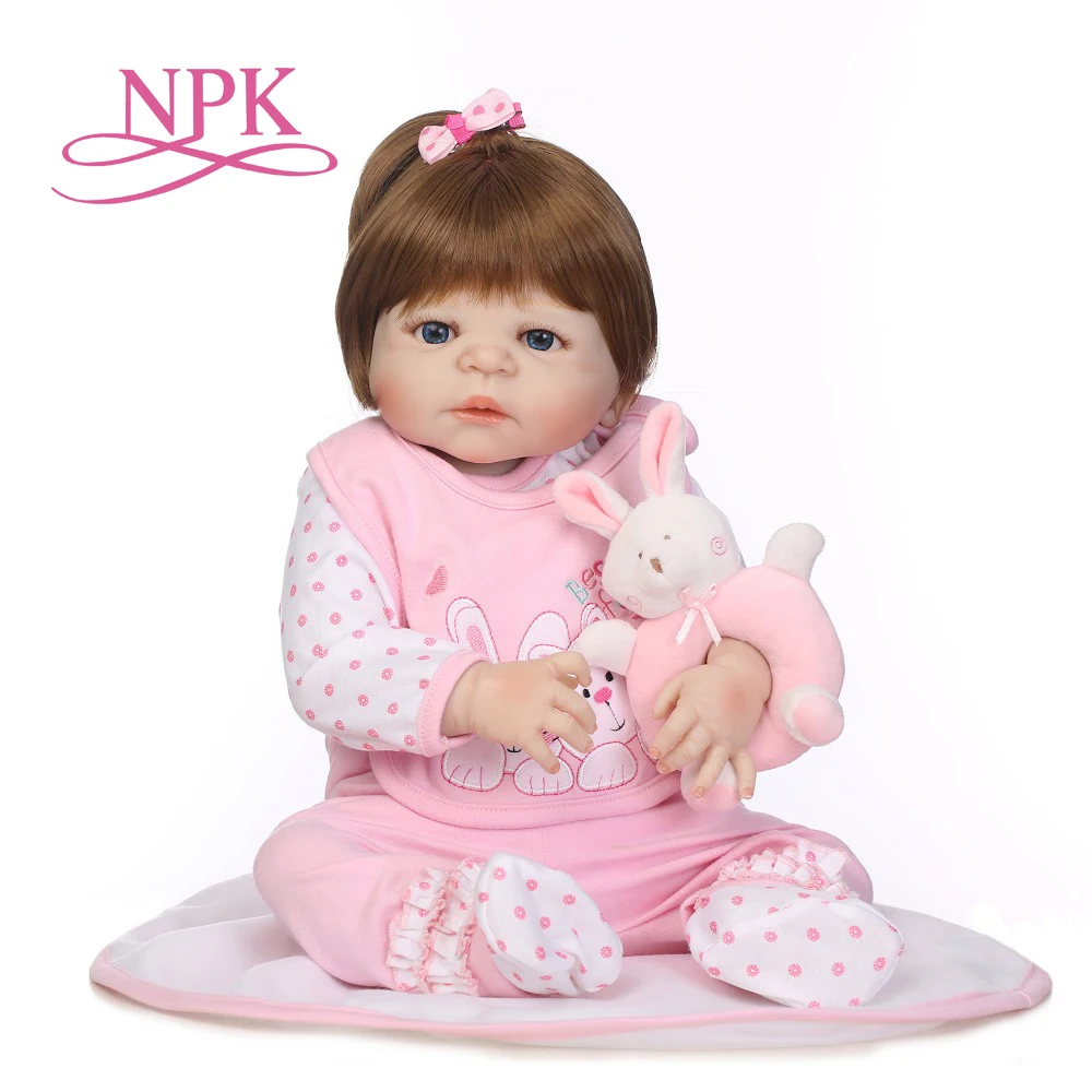 Силиконовые реалистичные куклы NPK для младенцев 56 см|silicone reborn babies|reborn babylifelike baby |