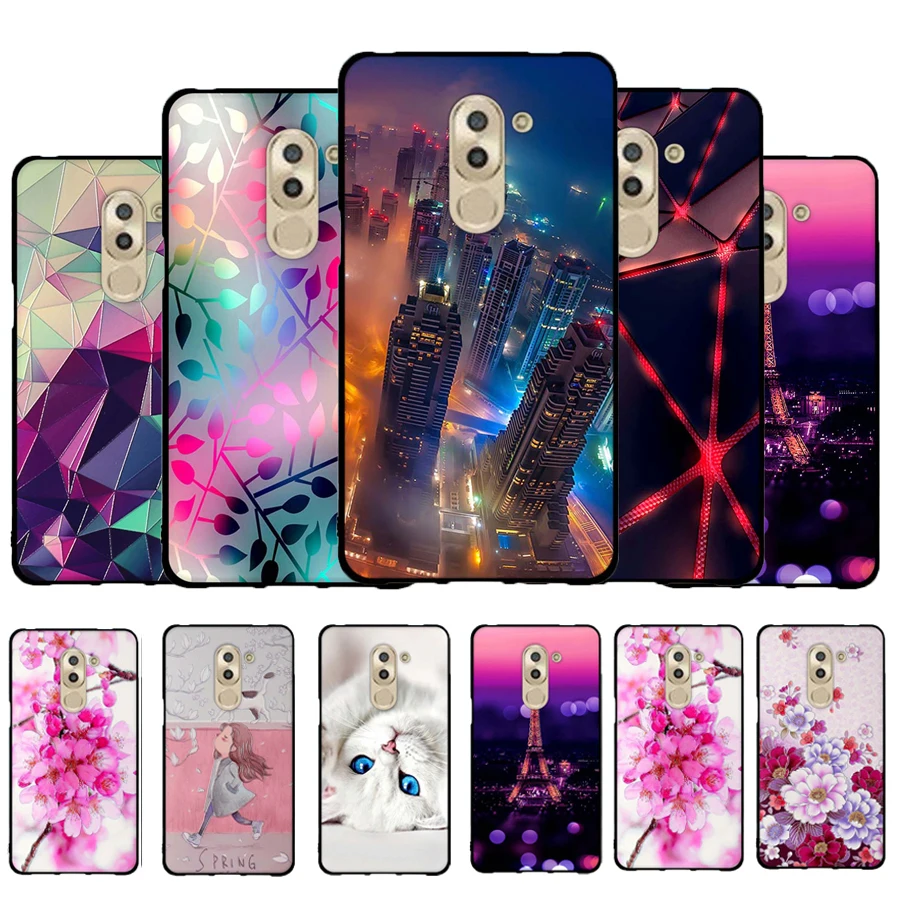 Ультратонкий чехол для Huawei Honor 6 X/Mate 9 Lite мягкий силиконовый накладка 6X/Mate9 чехлы