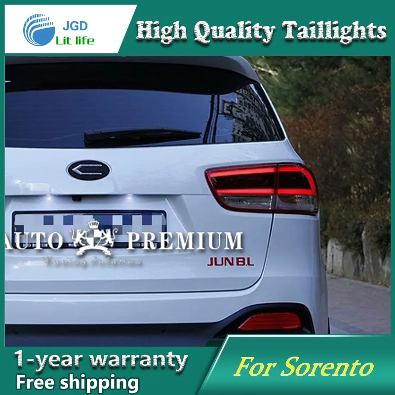 Автомобильный Стильный чехол для задней фары для KIA Sorento RIO задний светильник s светодиодный задний светильник s