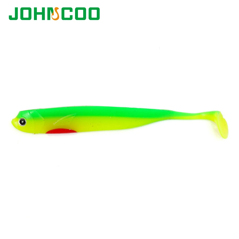 JOHNCOO 3 шт. приманка для морской рыбалки Shad Мягкая 3D глаза 14 5 см 15 г силиконовая