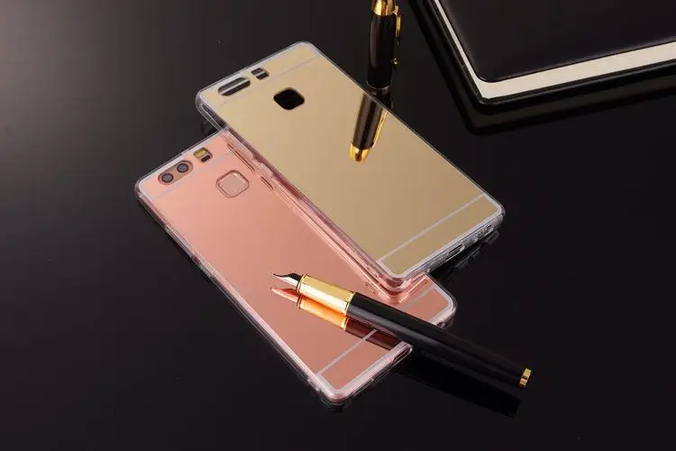 Роскошный Блестящий Мягкий чехол из ТПУ с зеркалом для Huawei Honor 4C 4X 5X 6X 7X 4A 5A 6A Чехлы