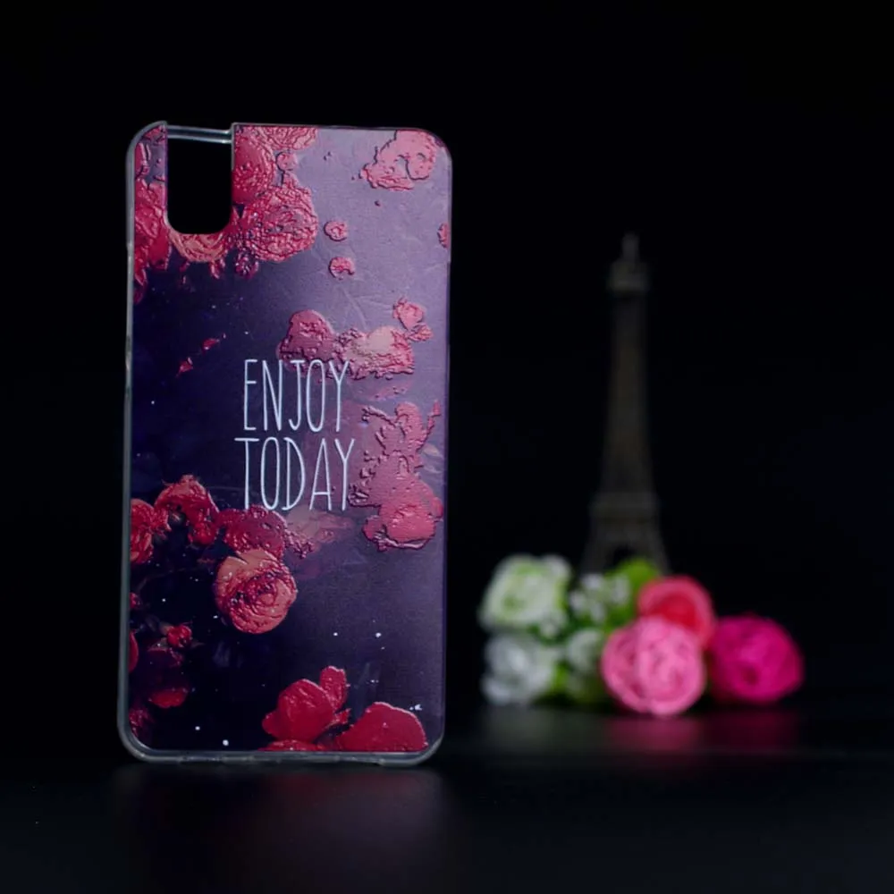 Fashion 3D Relief Printed Flower Case for Huawei Honor 7i Phone Soft TPU Back Protection Cover Shot X Cases | Мобильные телефоны и
