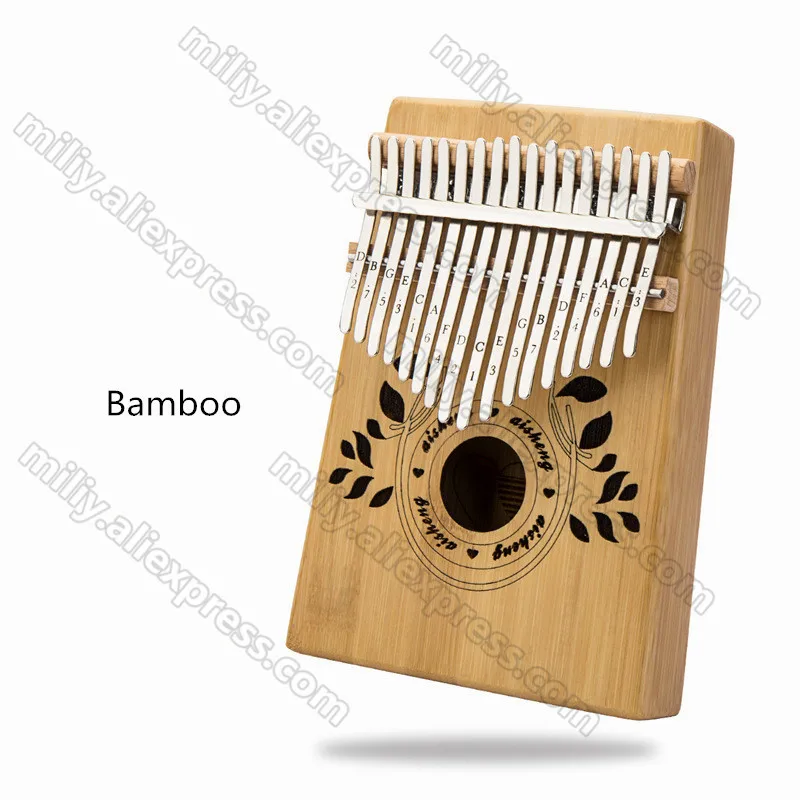 17 клавиш калимба Mbira Calimba Африканское твердое красное дерево Пальцы для пальцев