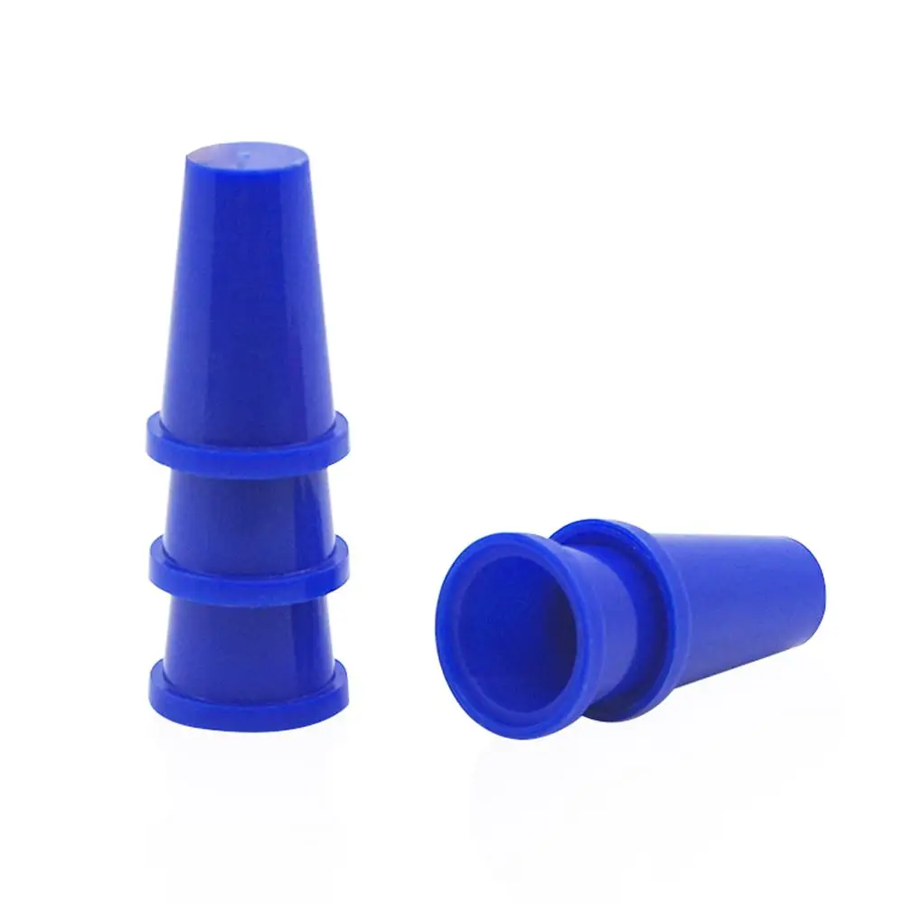Blue Ruiwjx двойной цвет Thimble 10 Magic Thimbles вложенный двойной палец колпачок профессиональный магический реквизит - Цвет: Blue