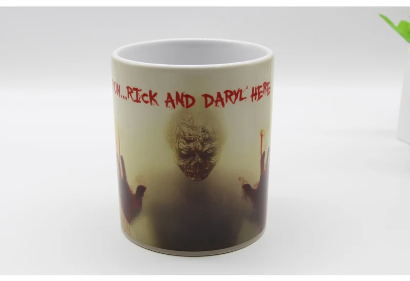 11 унций кофейные кружки зомби волшебная кружка Термочувствительная меняющая