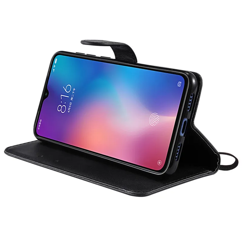 Для Xiaomi Mi 9 чехол Mi9 Чехол Флип Роскошный кошелек Обложка на заднюю панель из