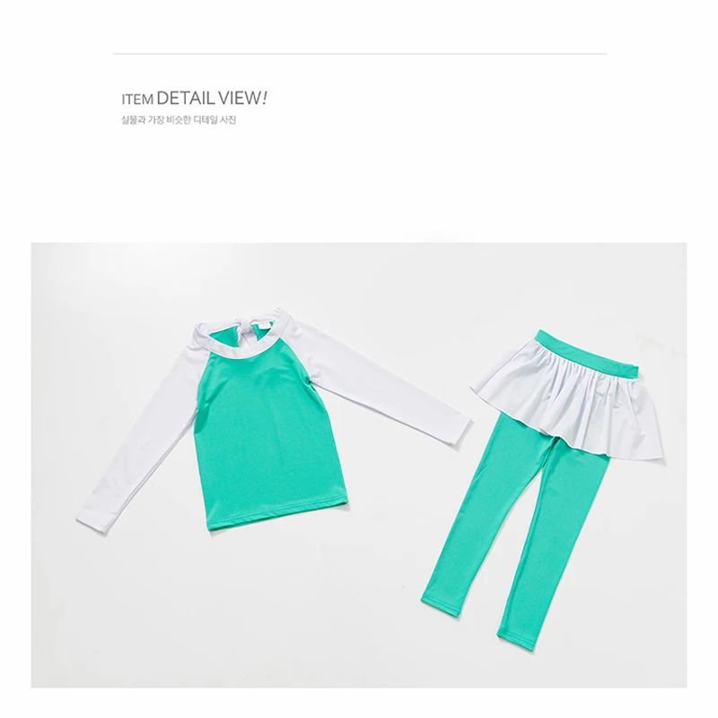 Новинка 2017 Пляжная накидка купальник для девочек с длинным рукавом детей костюм