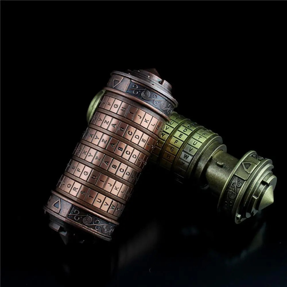 Leonardo da Vinci код игрушки Рисунок металлические замки-криптекс свадебные подарки подарок на день Святого Валентина письмо пароль побега камерный реквизит