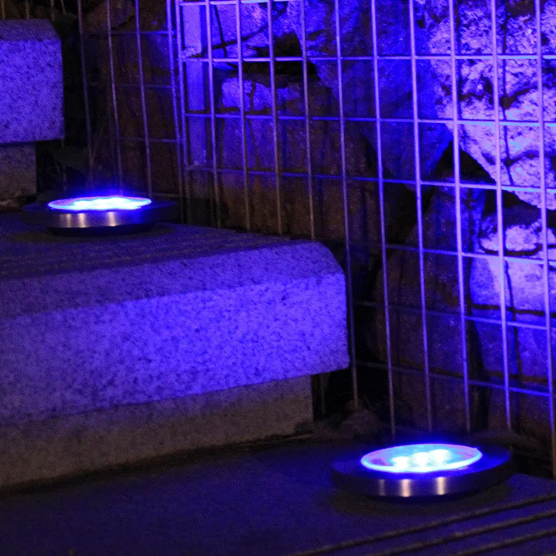 Белый/теплый белый 3 светодиода на солнечной батарее заземленная лампа уличный