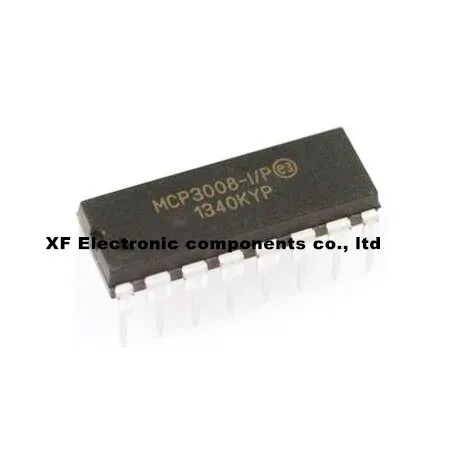 10 шт./лот MCP3008-I/P MCP3008 DIP-16 IC лучшее качество | Электронные компоненты и