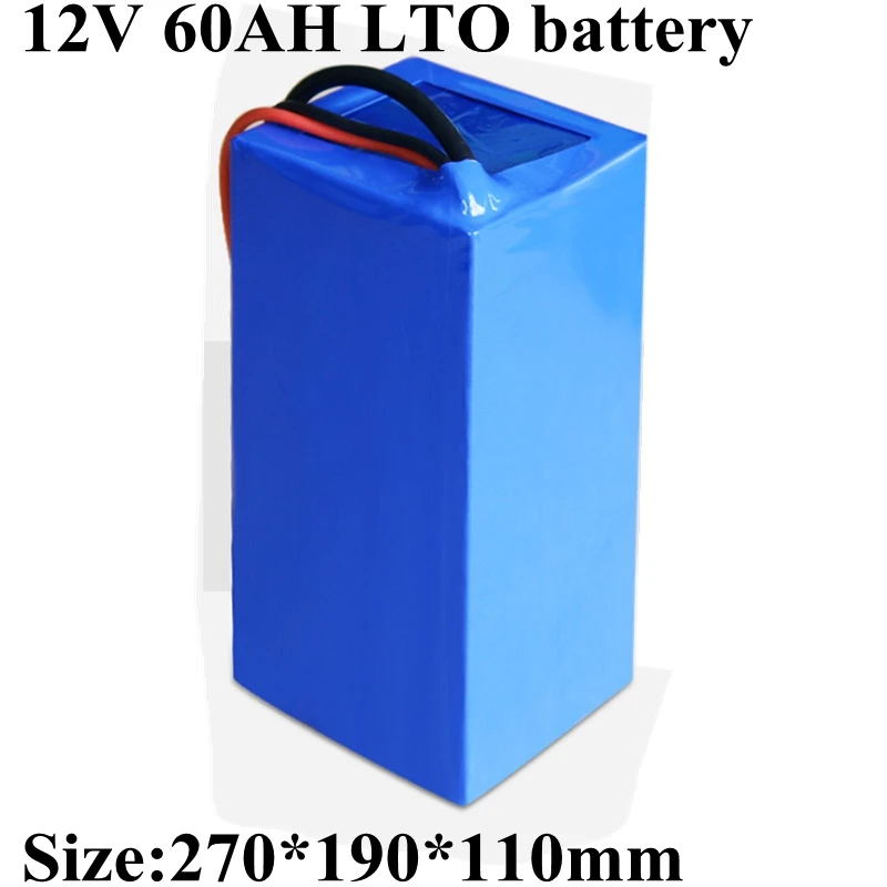12v 60ah LTO Battery Pack Lithium Titanate BMS 5S 14v for 1200w Solar TV Speaker Boat Ups System + 10A Charger | Электроника