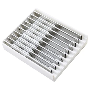 10 шт., профессиональные японские лезвия для стрижки волос, из нержавеющей стали