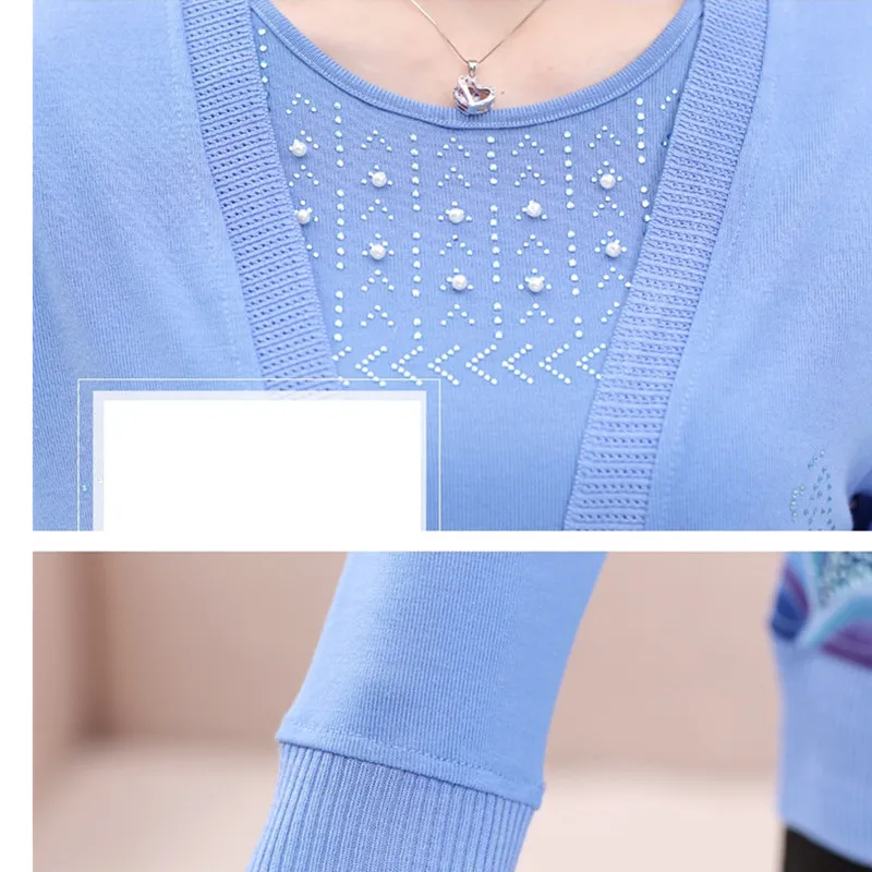 Женский свитер OKXGNZ Повседневный из двух предметов на весну и осень|sweater cardigan|casual