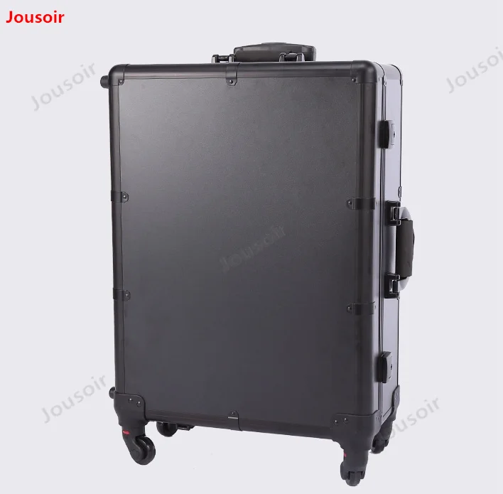 Baggage Aluminum frame profelssional makeup beauty Lighting Rolling Luggage trolley light make up case bag suitcase box T03CD05Y |