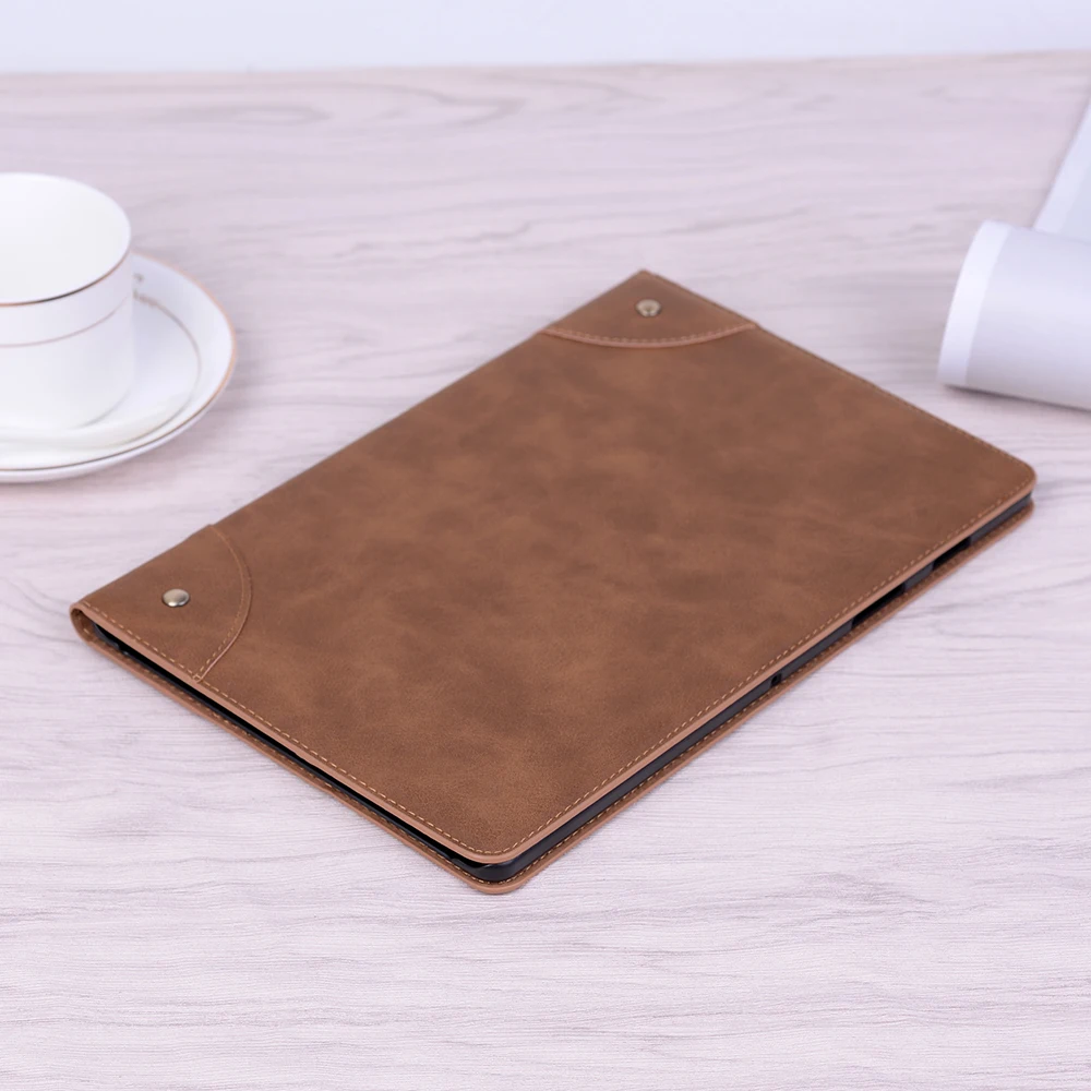 Умный чехол для Samsung Galaxy Tab S5e 10 5 T720 T725 SM-T720 SM-T725 Ретро книжка кожаный | Компьютеры и