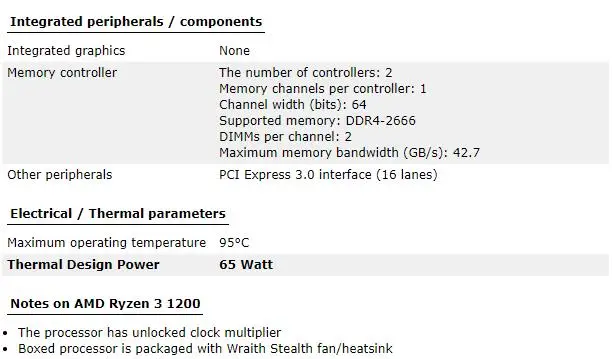 Новый процессор amd ryzen 3 1200 1 ГГц оригинальный четырехъядерный AM4 TDP 65 Вт кэш 14 нм
