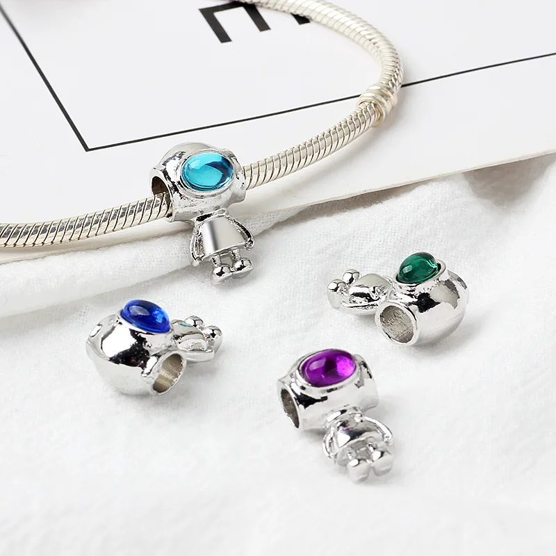 Новые оригинальные шармы из сплава Cosmo Tommy Charm астронавт подходят для
