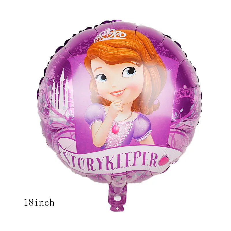1pc 1 комплект большой Белль Золушка Белоснежка София принцесса фольгированные шары Детские День рождения украшения гелиевые шары подарок ребенку - Цвет: 1pc