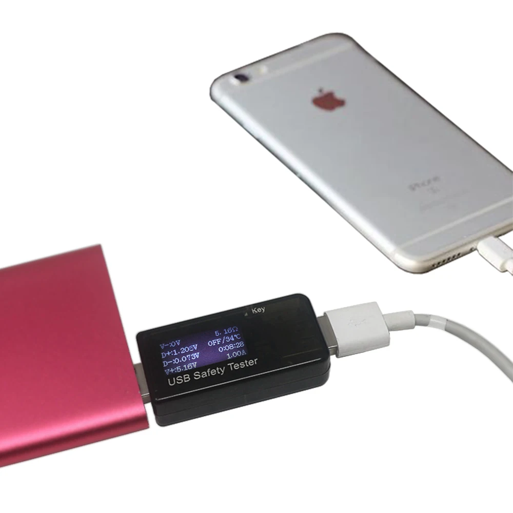 ЖК-дисплей USB зарядное устройство тестер напряжения детектор Вольтметр Амперметр 3-30 в для сотового телефона ток зарядки монитор батарея мини портативный