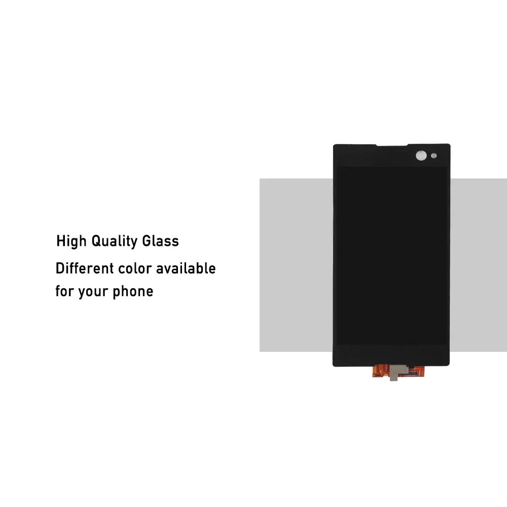 Замена ЖК экрана для Sony Xperia C3 экран дисплея Dual D2502 D2533 S55U S55T|Экраны мобильных