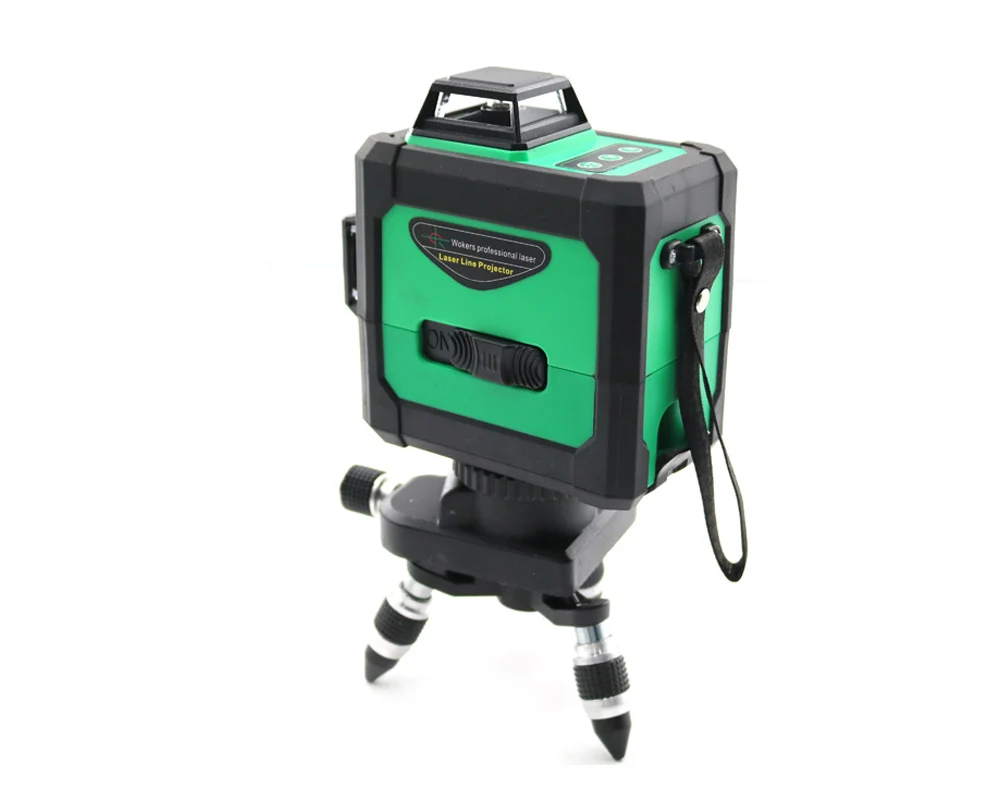 Green Laser Level 12 Line 3D 360 Vertical And Horizontal Self-leveling Cross with outdoor | Инструменты