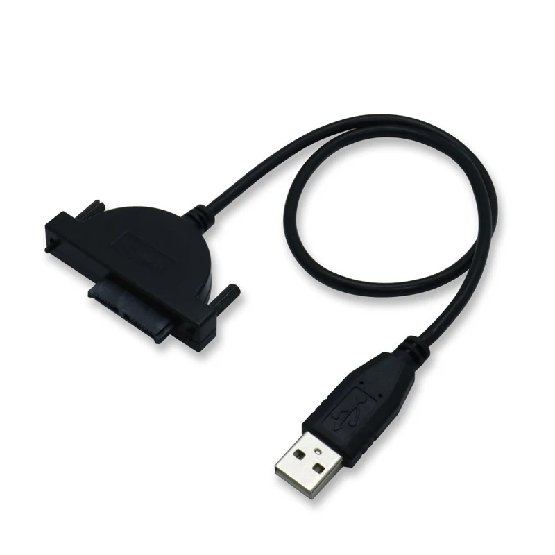 WEIJINTO USB 2 0 к Mini Sata II 7 + 6 13Pin адаптер конвертер кабель для ноутбука CD/DVD rom Drive| |
