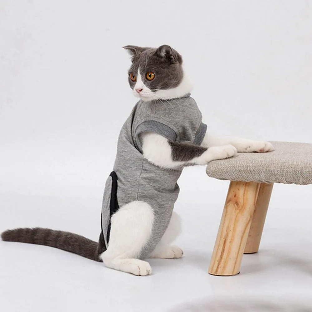 Cat восстановления костюм для кошки стерилизации ухода протрите медицины предотвратить лизать после операции одежда отъема костюм и хирургии ран