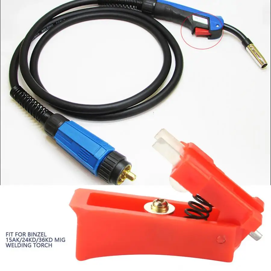 5Pcs Tig welding torch High Sensitivity Trigger Switch Fit for Binzel 15AK/24KD/36KD MIG Blow Torch|Сварочные горелки| |