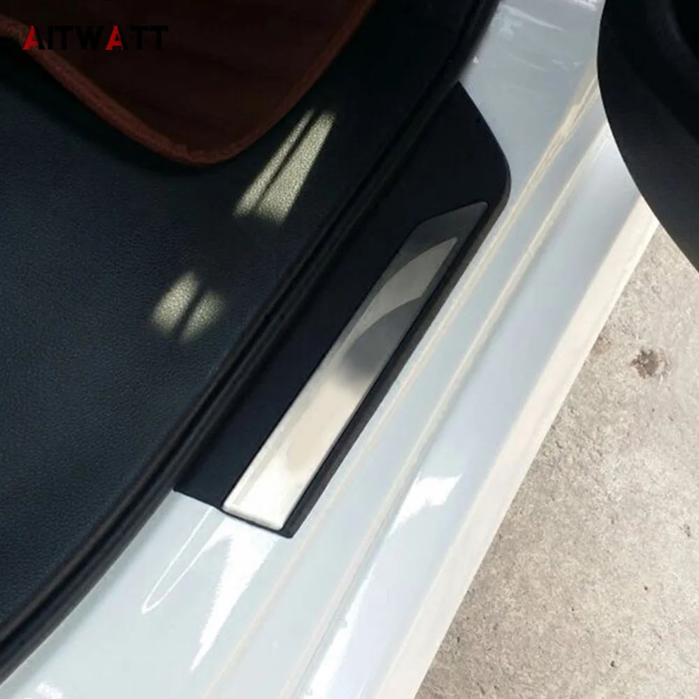 Защитная Накладка на порог боковой двери педали защитные накладки для Honda Civic 2016