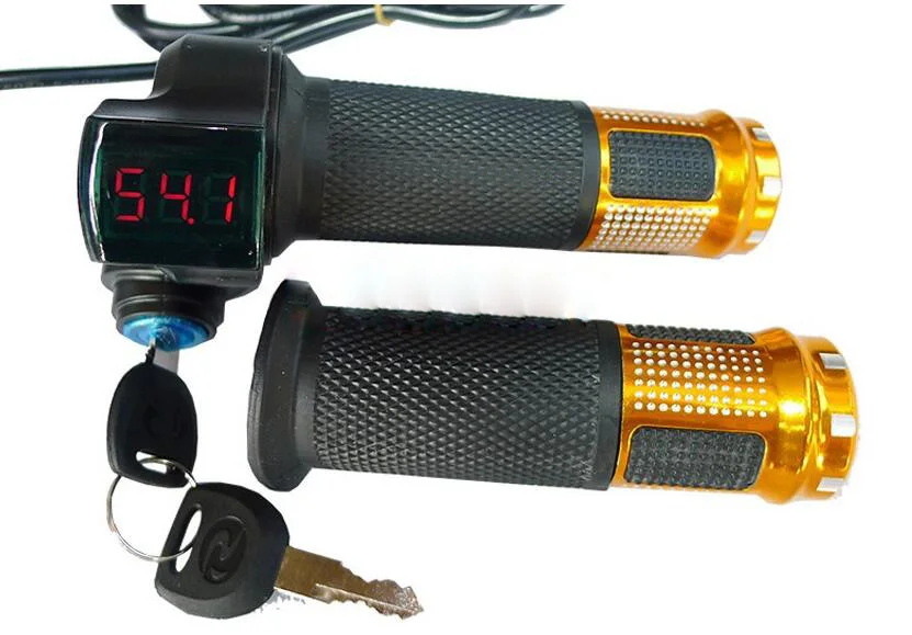 450W UPGRADE ELECTRIC BICYCLE BRUSH MOTOR LED LENS BIKE HEADLIGHT THROTTLE WITH KEY SWITCH BRAKE LEVER CAN FIT MIRRORS | Спорт и