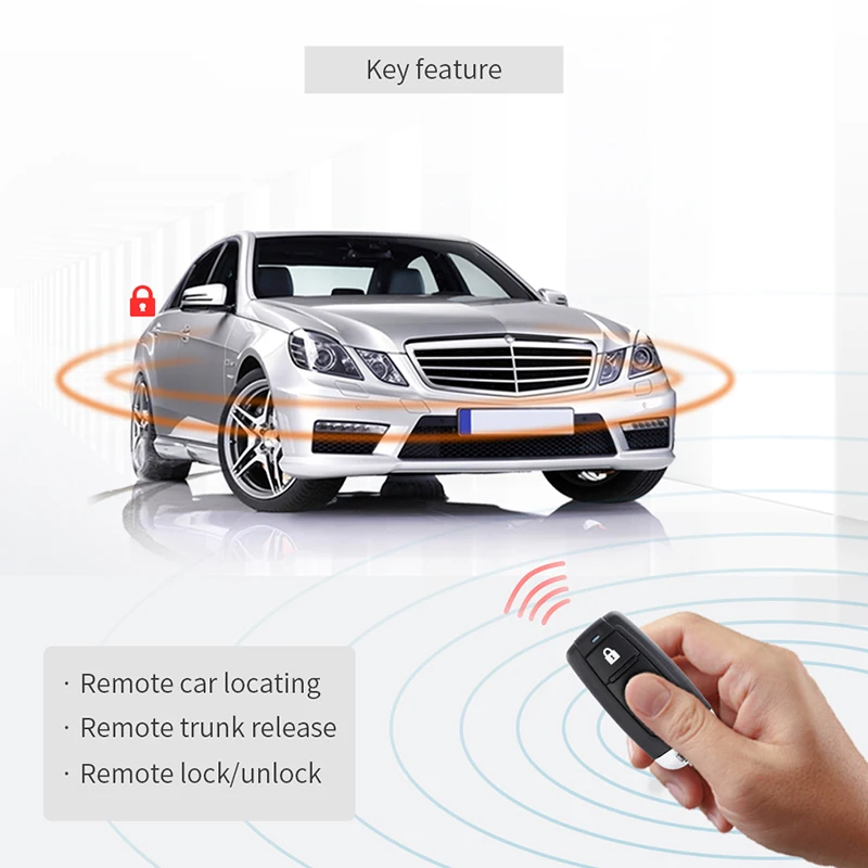EASYGUARD Universal central door locking system 1 control 3 with keyless entry remote lock unlock trunk release | Автомобили и