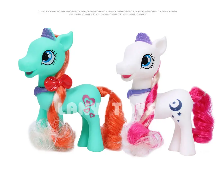 Lanyitoys 5 дюймов с рисунком из мультфильма «Мой маленький пони экшн-фигура аниме игрушки с маленькими куклы-лошади игрушки для девочек Подарки