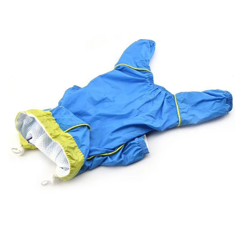 Raincoats For Dogs 3 Color Cute Raincoat Puppy Rain Coat Clothes Pet Dog Jacket Bistratal Waterproof Clothing |