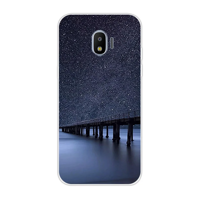 for Samsung Galaxy J2 Pro 2018 / SM-J250F Soft Silicone TPU Phone Case 5.0 inch Doggy Back Cover Coque |