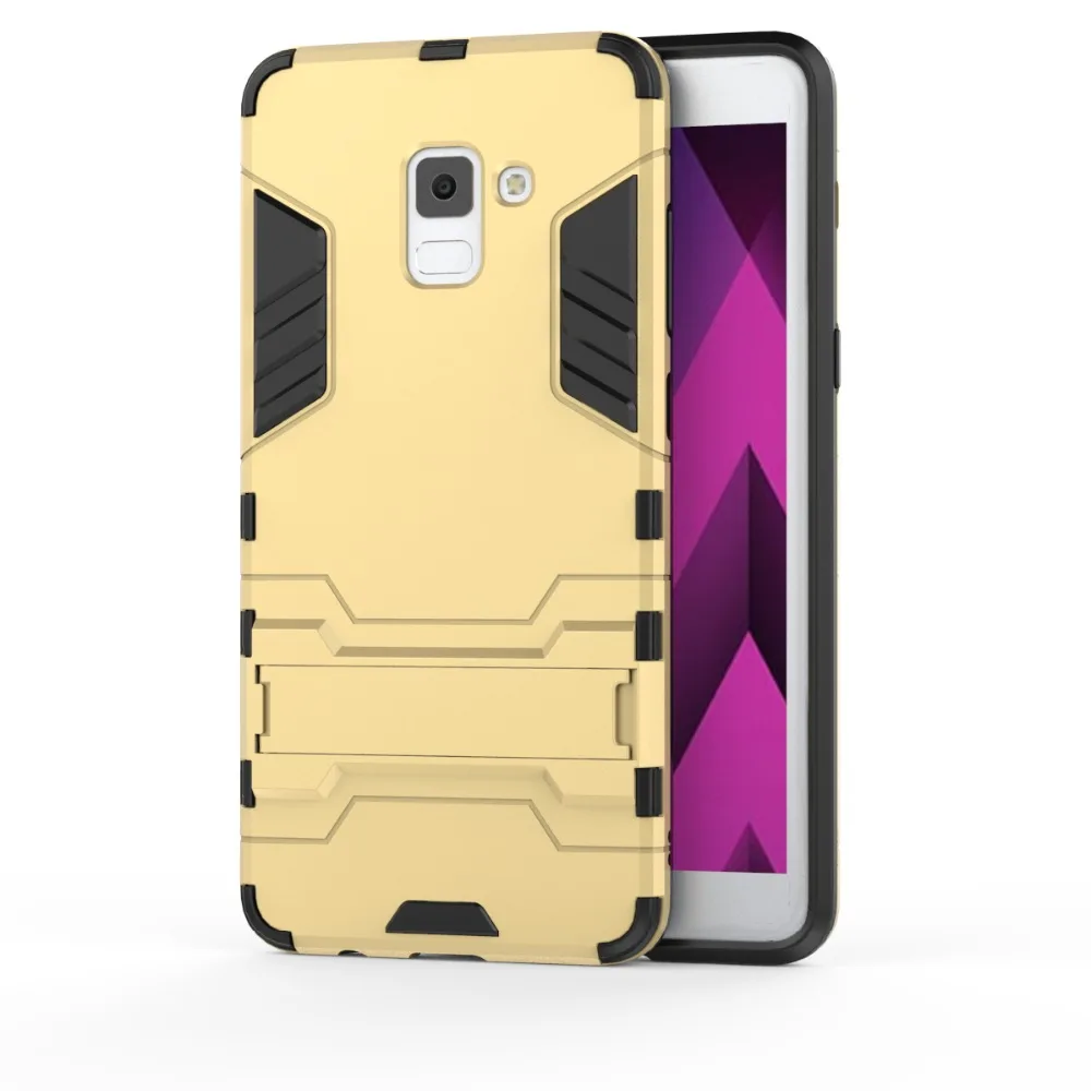 Ударопрочный защитный чехол 360 для Samsung Galaxy A6 A5 A7 A8 2018 S9 Plus Note 8 S8 Чехол подставка 3 в