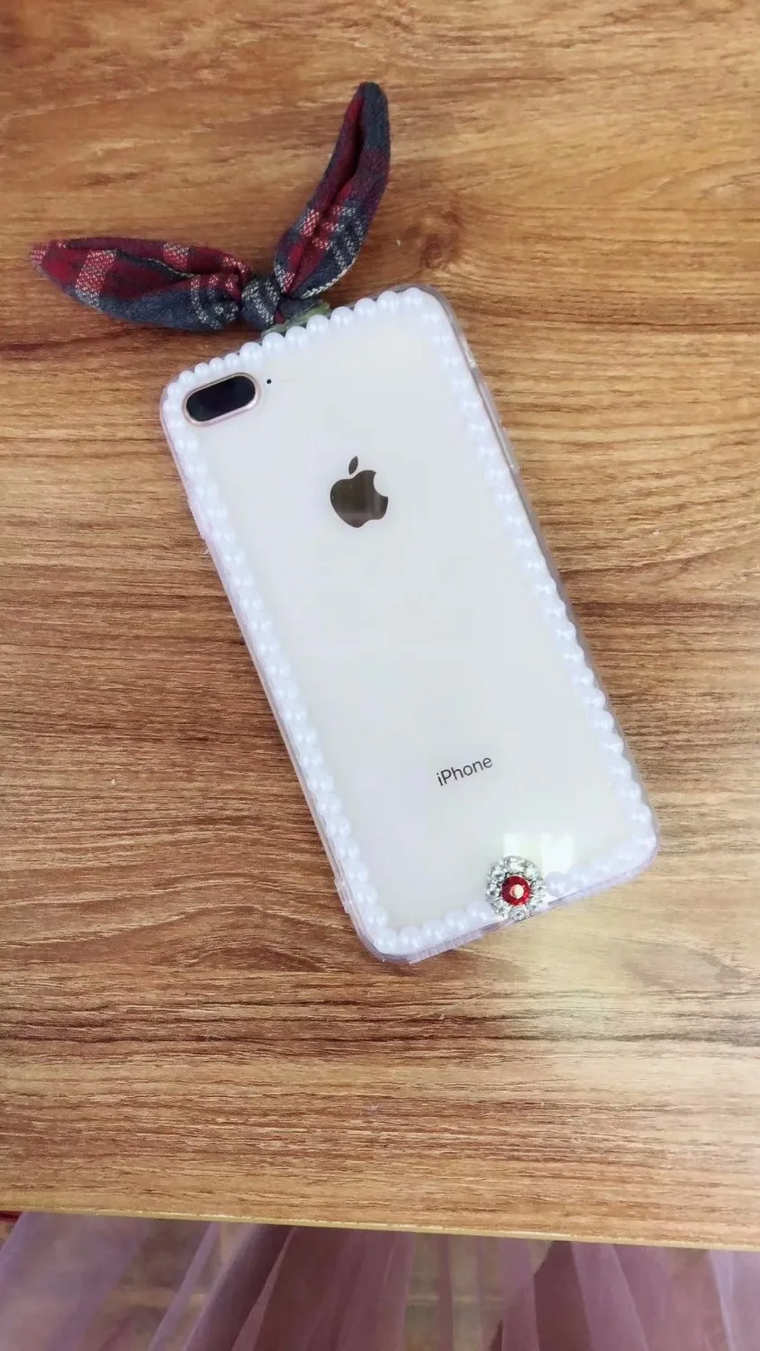 XINGDUO для iphone x 8 7 7Plus роскошный блестящий простой индивидуальный Кристальный