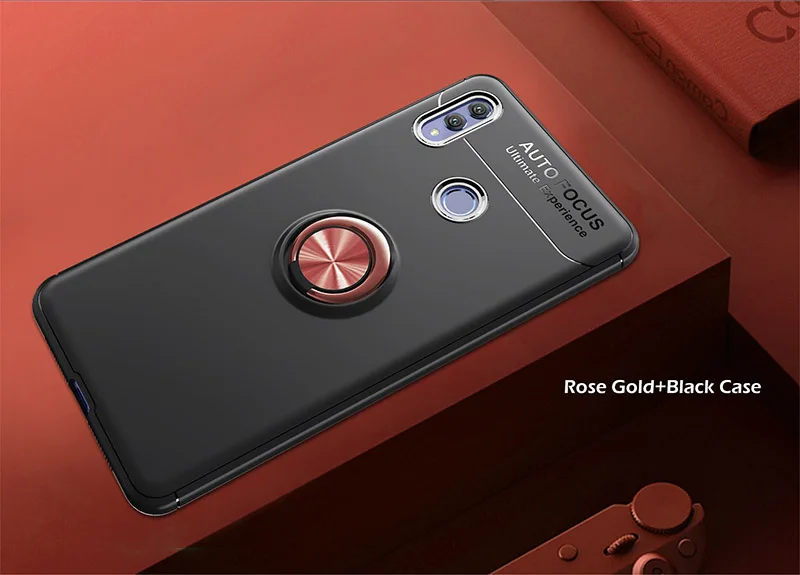Для huawei Honor Примечание 10 случае Explorer силикагель крышка Автомобильный держатель Подставка Магнитная кронштейн палец кольцо ТПУ чехол для примечание 10 крышка