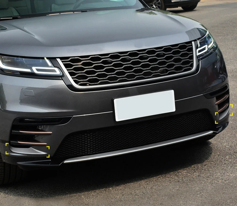 Аксессуары для Land Rover Range Velar 2017 2018 внешние стальные матовые передние