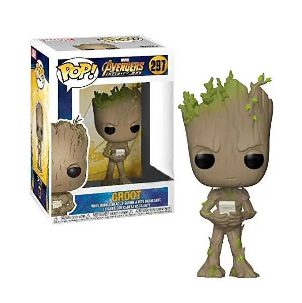 Box Funko POP Мстители 3 Железный человек галактика аниме коллекция фигурка Модель ПВХ детские игрушки для мальчиков - Цвет: Box