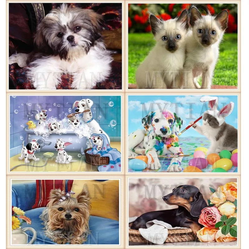 Фото 5D Diamond Painting Full Display Dog animal Embroidery Square/round drill Cross Stitch Rhinestones Decor Home art Gift 5D Diamond Painting Full Display Dog animal Embroidery Square/round drill Cross Stitch Rhinestones Decor Home art Gift