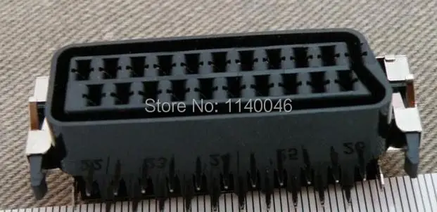 1 шт. для SCART 21 P европейский стандартный ТВ кабельной линии розетка правый угол