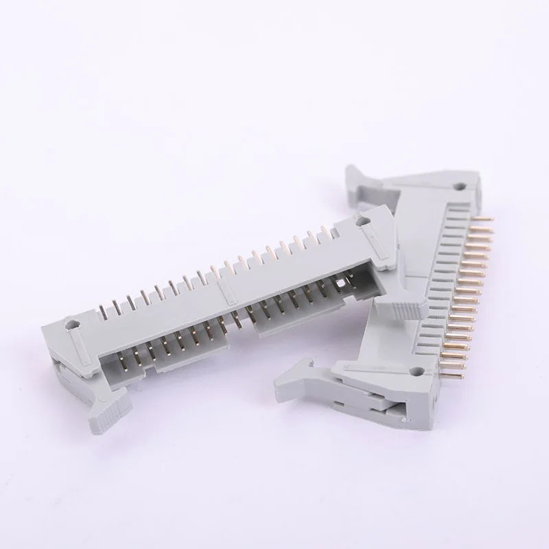 4 Specifications Durable Hook Speaker Socket Connector Test Spacing About 2.54mm High Quality Straight Plug Gray | Обустройство дома