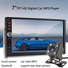 Автомагнитола 7012B, стерео MP5 плеер с 7-дюймовым TFT экраном, Bluetooth, FM, AUX, USB, SD, MMC, камерой заднего вида, типоразмер 2 Din