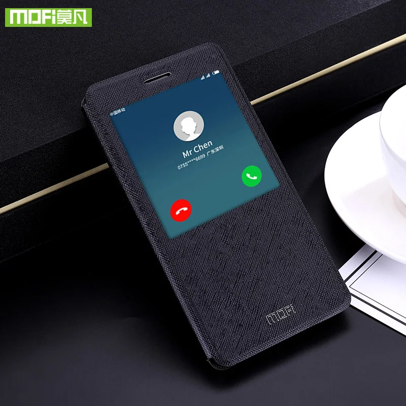black MOFI для Xiaomi Redmi Note 4x чехол для Xiaomi Redmi Note 4x Pro Чехол Силиконовый флип кожаный для Xiaomi Redmi Note 4x чехол - Цвет: black