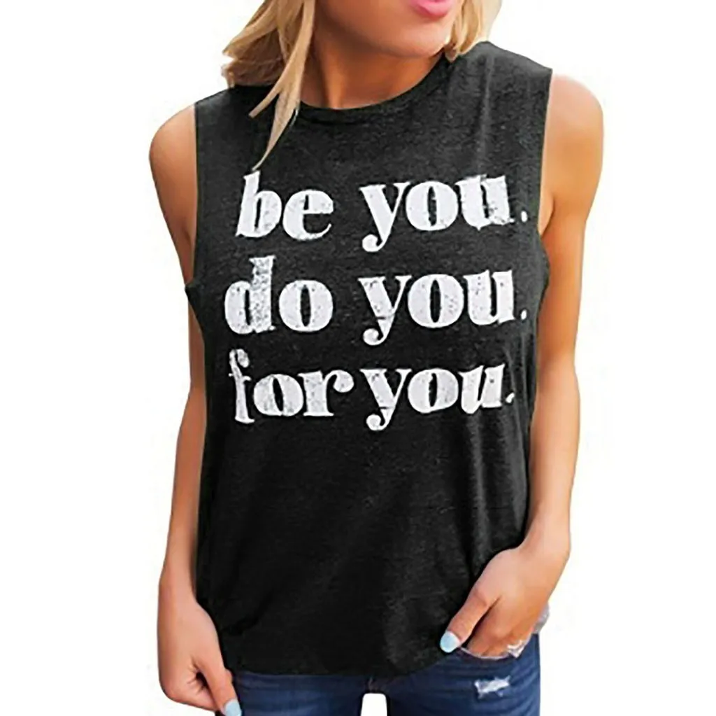 Летняя футболка для женщин Новое поступление женские рубашки без рукавов с