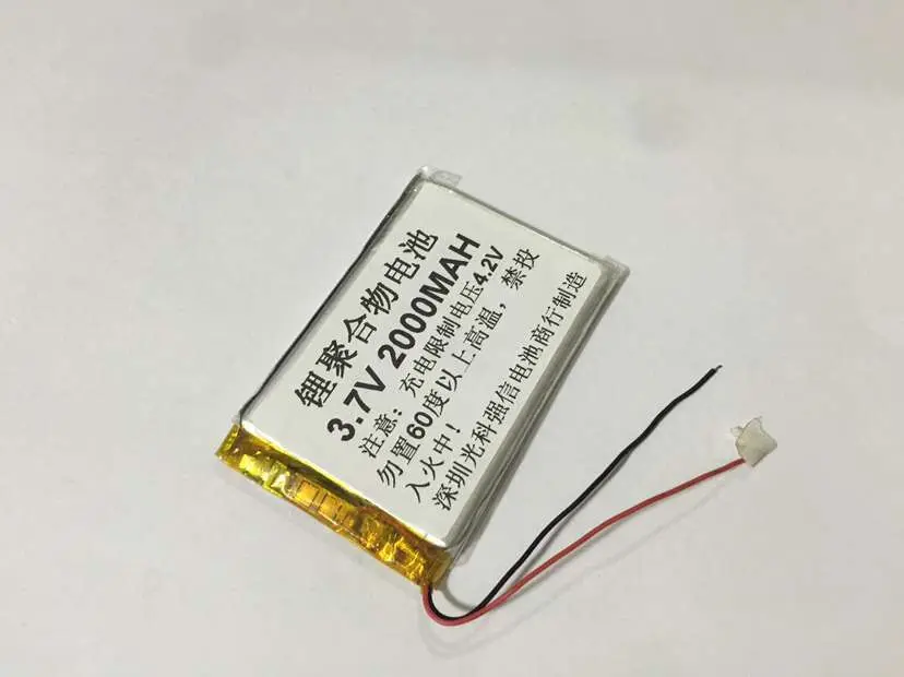 Новый планшетный компьютер с полной емкостью 3 7 в литий-полимерный 504770 2000 мАч