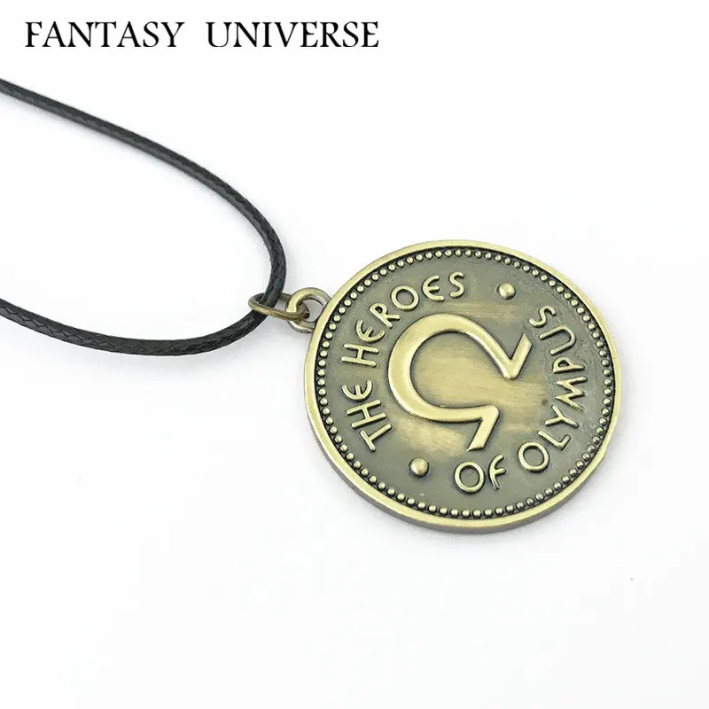 

FANTASY UNIVERSE Movie Percy Jackson Necklace Fashion High Quality Metal Fashion Pendant Kawaii Cosplay Jewelry Woman/Man Gift