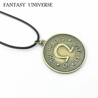 fantasy universe movie percy jackson necklace fashion high quality metal fashion pendant kawaii cosplay jewelry womanman gift