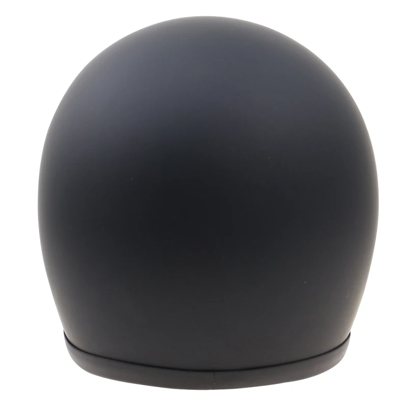 Мотоциклетный шлем Cafe Racer в стиле ретро с 3-контактной пряжкой черный белый и