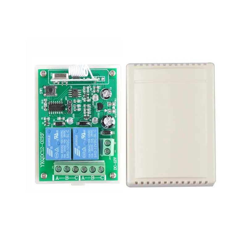 DC 12V 2CH приемник + пульт дистанционного управления дальнего действия